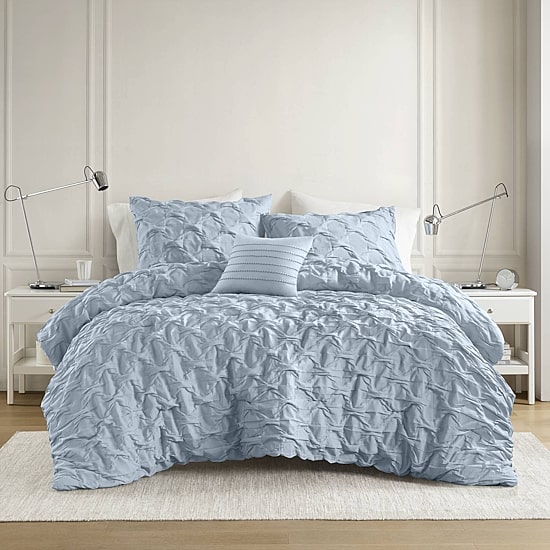 510 Design Bailey Diamond Pintuck Comforter Set with Decorative Pillow