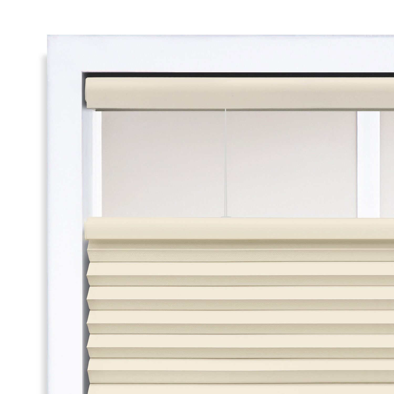 Eco Estates Cut-To-Width Cordless Top Down Bottom Up Blackout Cellular Shade
