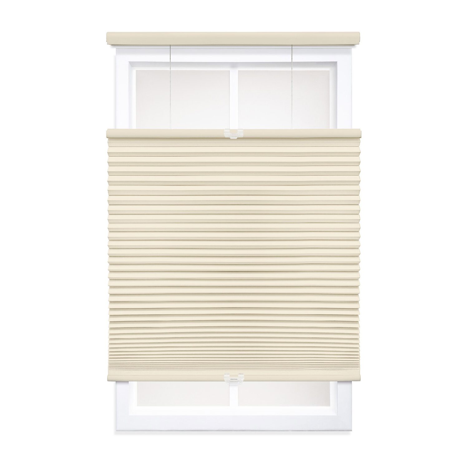 Eco Estates Cut-To-Width Cordless Top Down Bottom Up Blackout Cellular Shade