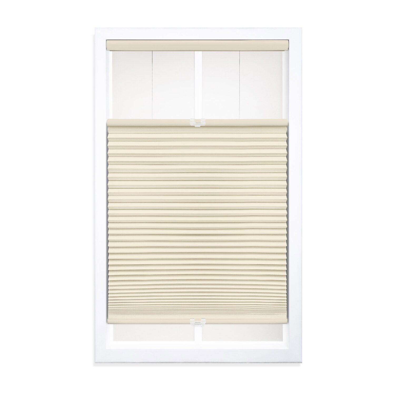 Eco Estates Cut-To-Width Cordless Top Down Bottom Up Blackout Cellular Shade