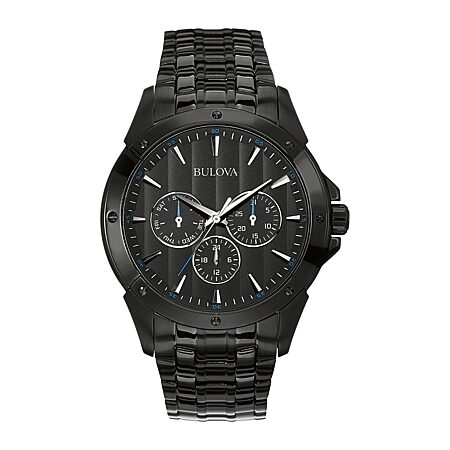 Citizen Quartz Mens Black Stainless Steel Bracelet Watch An8175