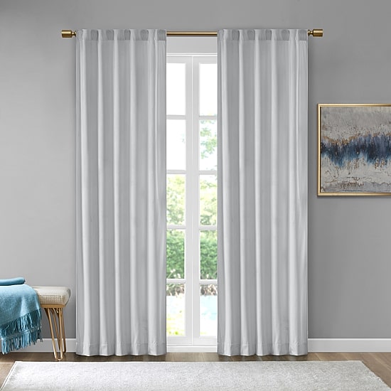 510 Design Garett Rod Pocket Back Tab Light-Filtering Set of 2 Curtain Panel