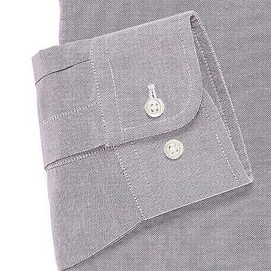 Stafford Wrinkle-Free Mechanical Stretch Mens Regular Fit Stretch Fabric Wrinkle Free Long Sleeve Dress Shirt