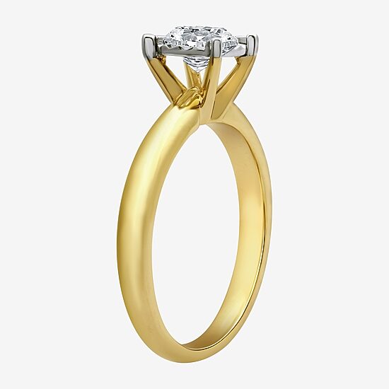 (H-I / I1) Round 1 1/2 CT. T.W. Lab Grown Diamond Bridal Set in 10K or 14K Gold