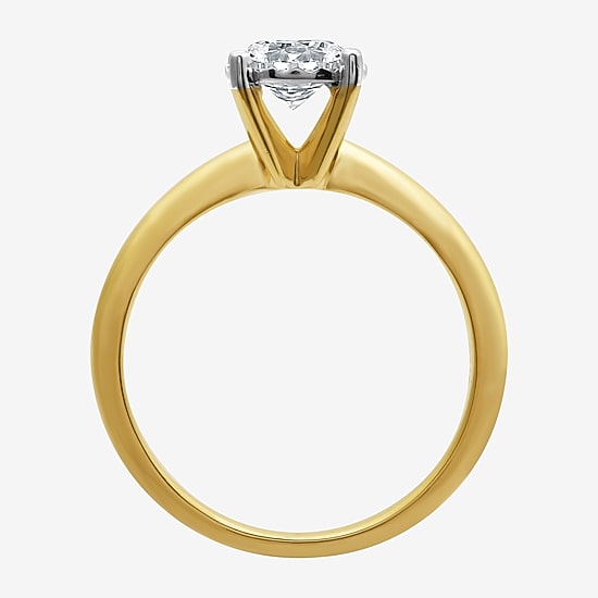 (H-I / I1) Round 1 1/2 CT. T.W. Lab Grown Diamond Bridal Set in 10K or 14K Gold