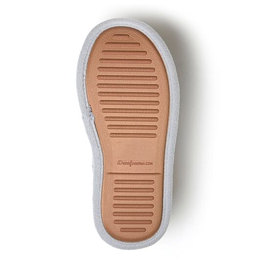 Dearfoams Novelty Knit Scuff With Eyemask Womens Memory Foam Slip-On Slippers