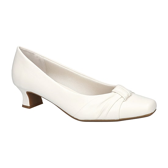 Easy Street Waive Womens Square Kitten Heel Pumps