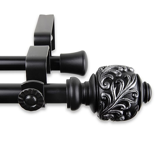 Rod Desyne Tilly ⅝" Adjustable Double Curtain Rod