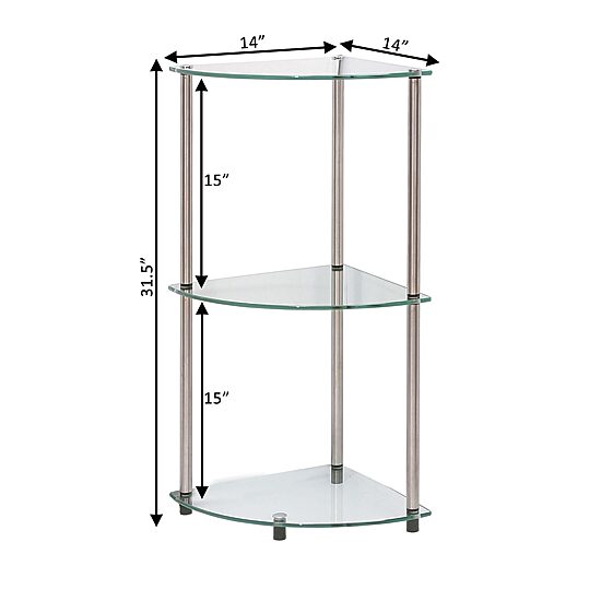 Convenience Concepts Design2go 2-Shelf Bookcase