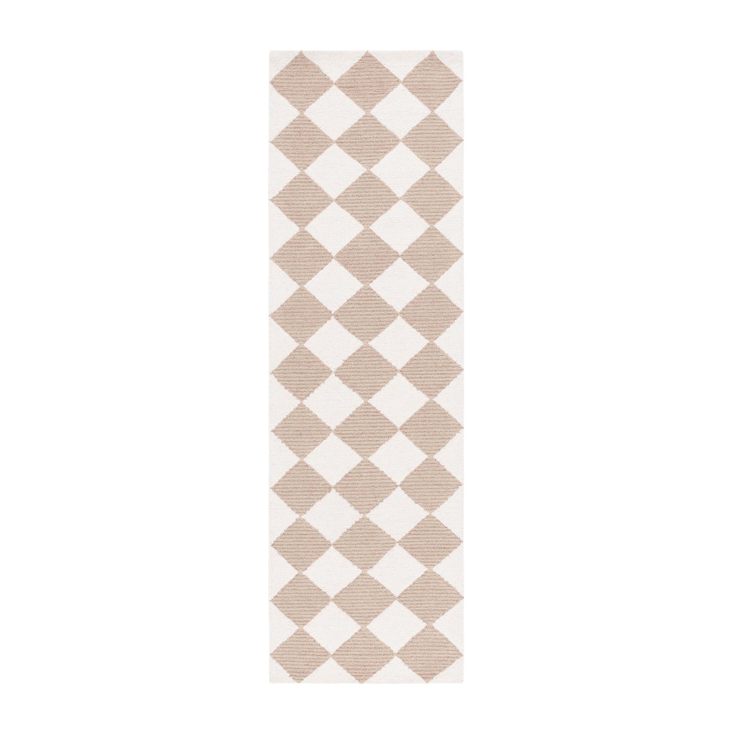 Martha Stewart Jackie Geometric Hand Tufted 27" X 96" Indoor Rectangular Runner