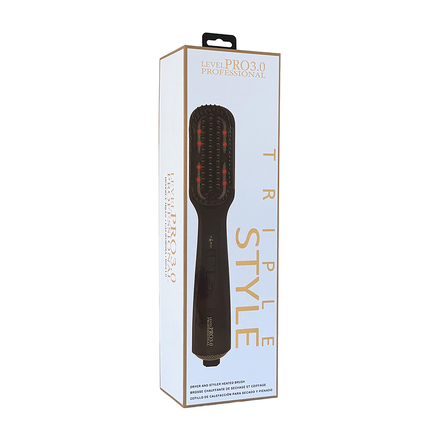 Level Pro 3.0 Professional Triple Style - Dryer & Styler Hot Air Brush