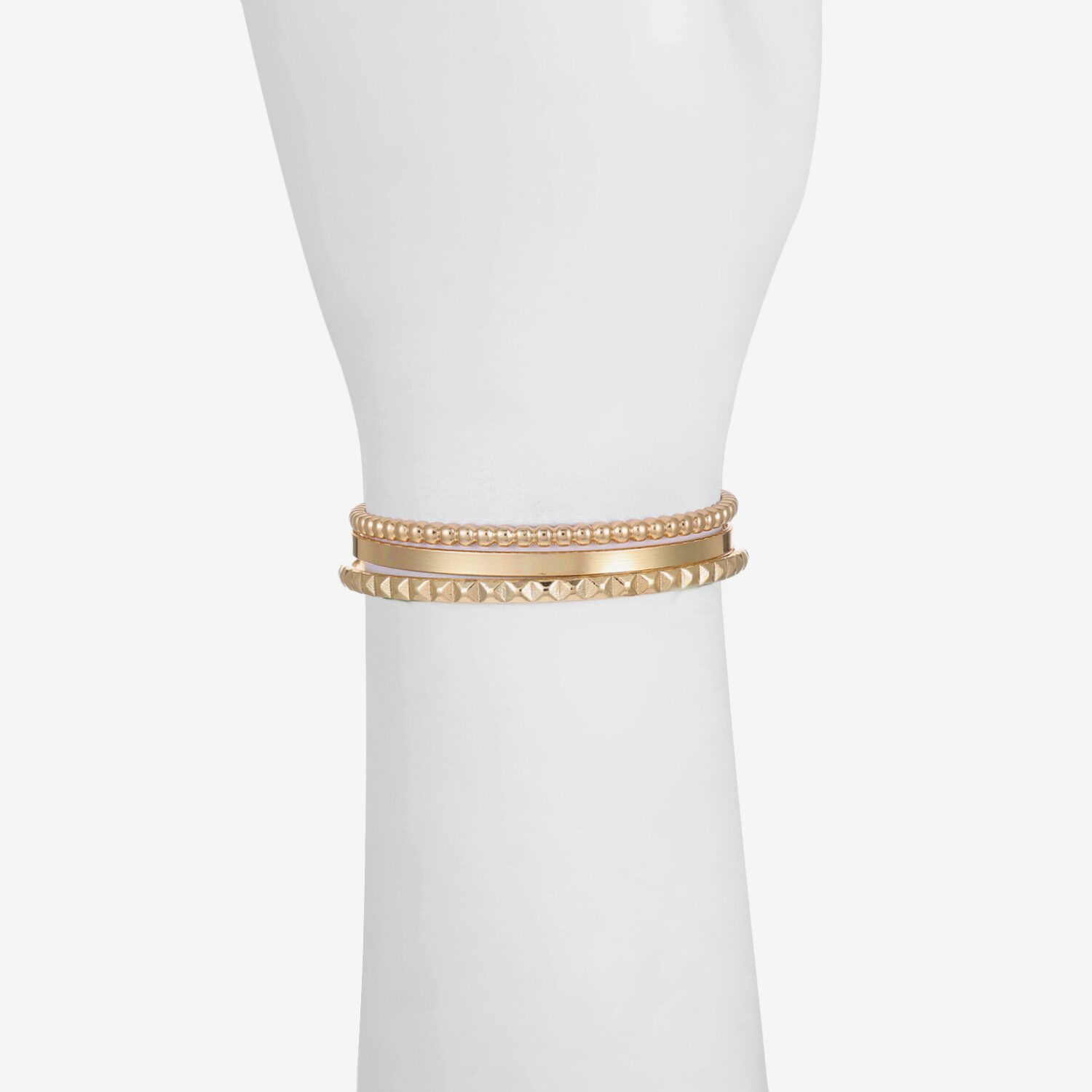 Liz Claiborne Textured Bangle Womens 3-pc. Bracelet Set