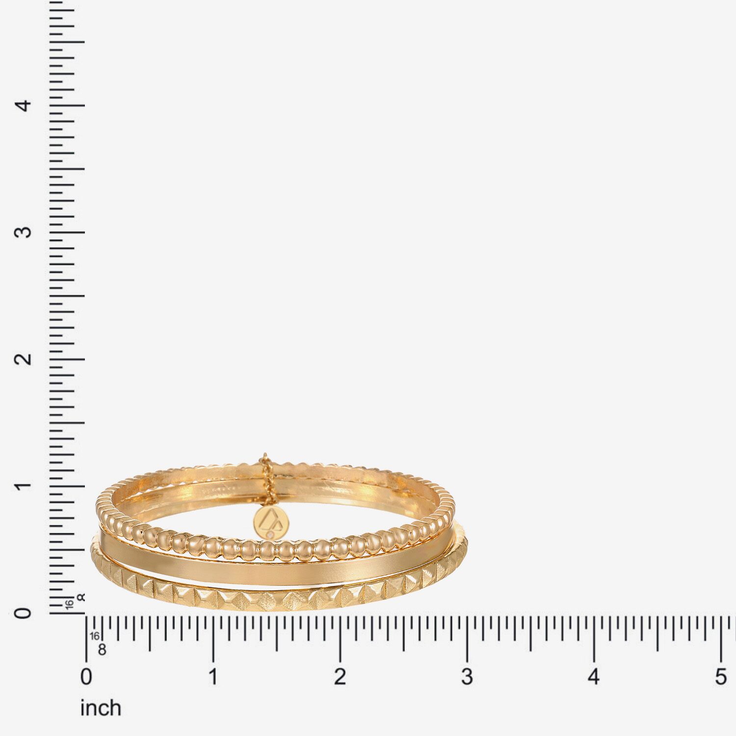Liz Claiborne Textured Bangle Womens 3-pc. Bracelet Set