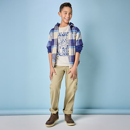 Thereabouts Little & Big Kid Boys Straight Cargo Pant