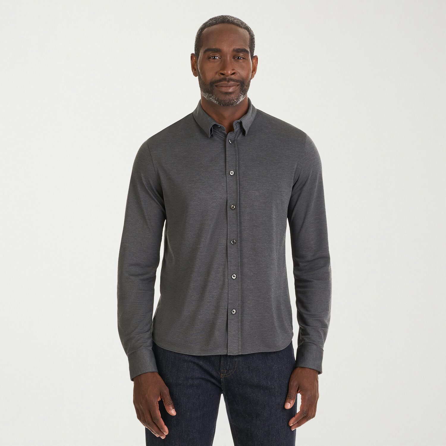 Van Heusen Mens Long Sleeve Classic Fit Button-Down Shirt