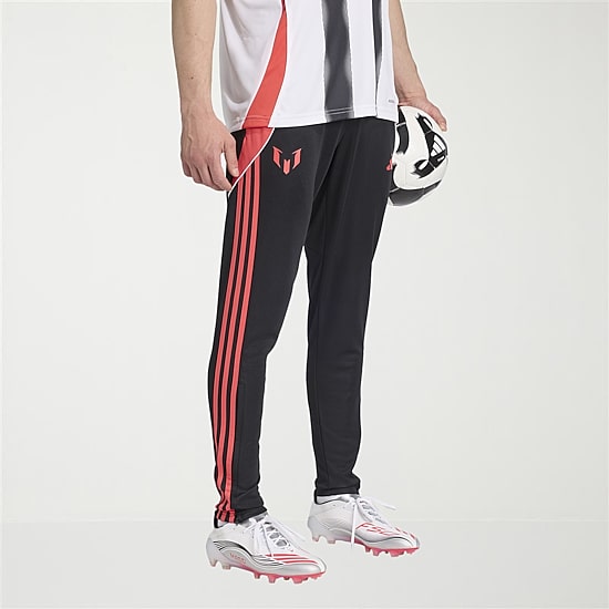 adidas Messi Mens Slim Mid Rise Regular Fit Track Pant