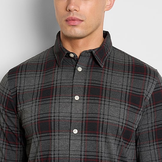 Van Heusen Performance Knit Mens Long Sleeve Regular Fit Stretch Fabric Big and Tall Button-Down Shirt