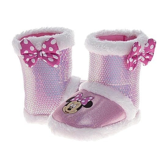 Josmo Toddler Girls Minnie Mouse Insulated Flat Heel Snow Boots