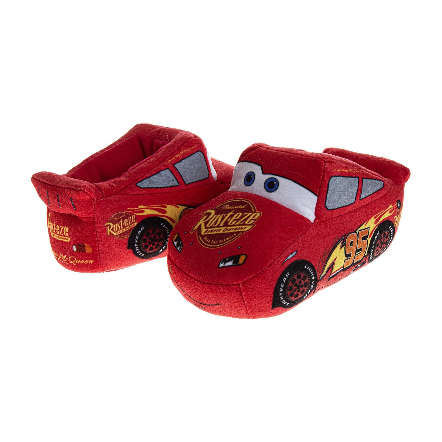 Josmo Pixar Cars Lightning Mcqueen Boys Slip-On Slippers