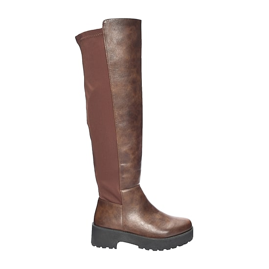 Dirty Laundry Womens Maybellene Chunky Heel Over the Knee Boots