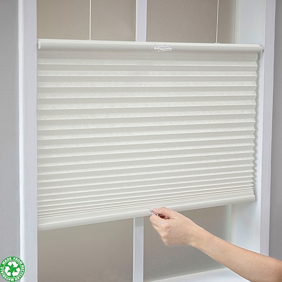 Eco Estates Cut-To-Width Cordless Top Down Bottom Up Light-Filtering Cellular Shade