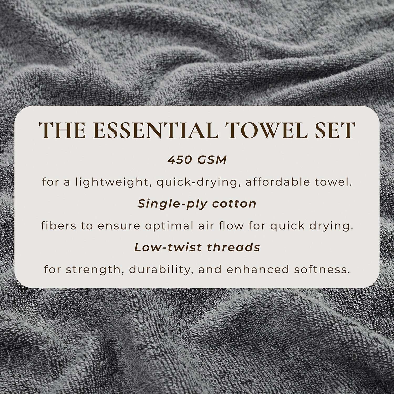 Linery Cotton Everyday Set 6-pc. Hand Towel