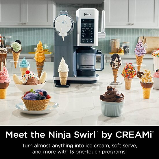Ninja® Swirl CREAMi Soft-Serve Ice Cream Maker