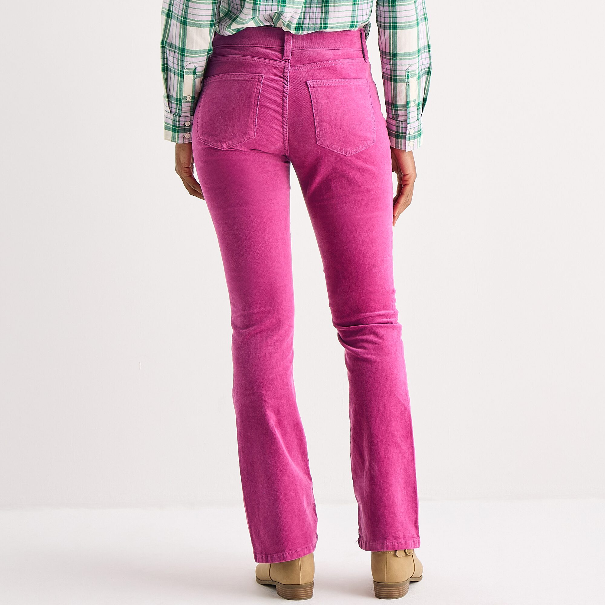 St. John's Bay Womens Mid Rise Bootcut Corduroy Pant