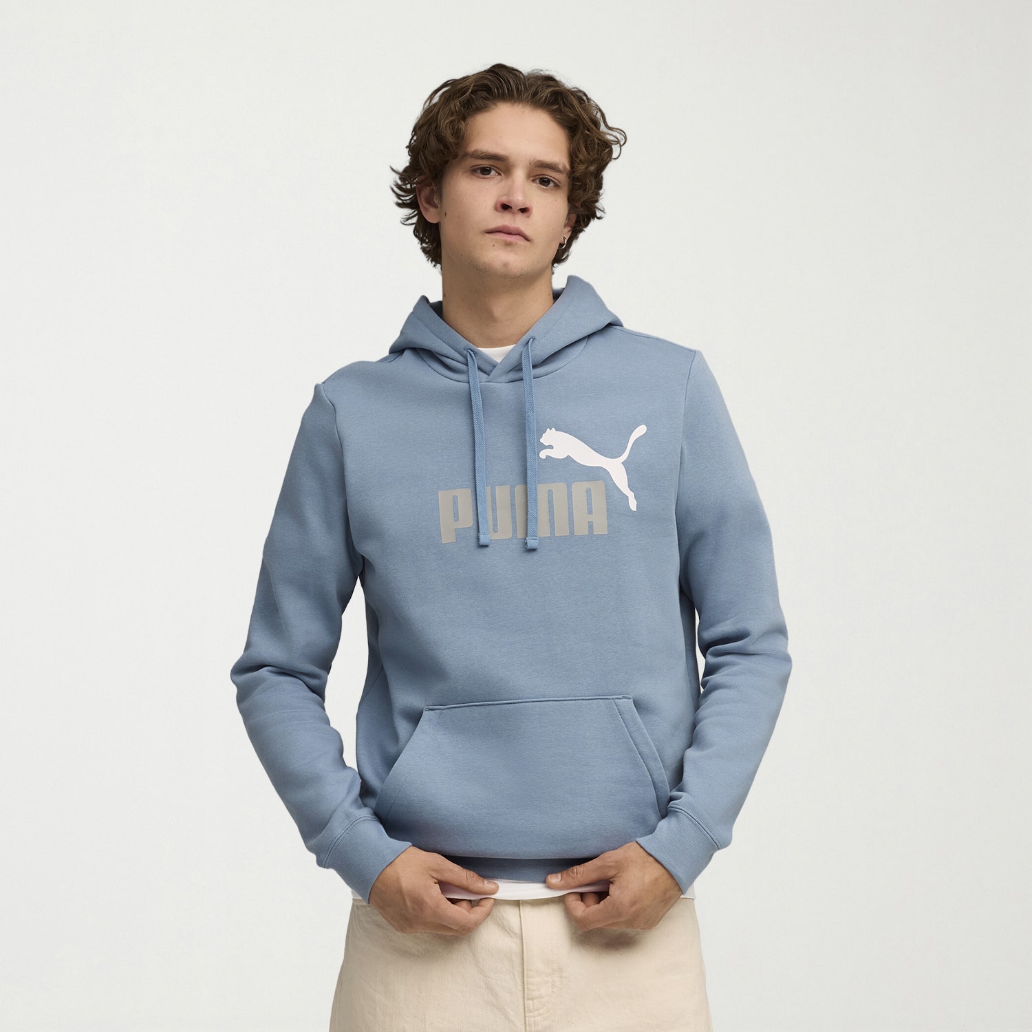 PUMA Essential Mens Long Sleeve Fleece Active Hoodie