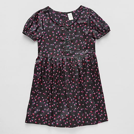 Thereabouts Little & Big Kid Girls Short Sleeve A-Line Dress