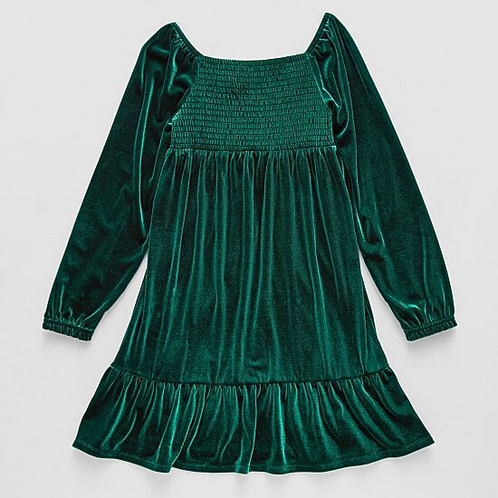 Thereabouts Little & Big Kid Girls Long Sleeve A-Line Dress