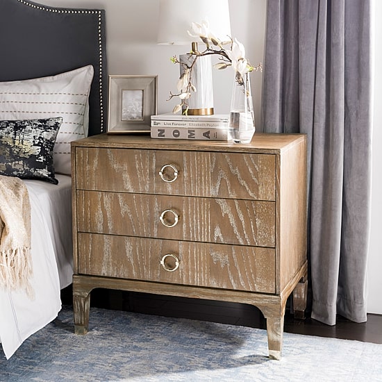 Lorna 3-Drawer Nightstand