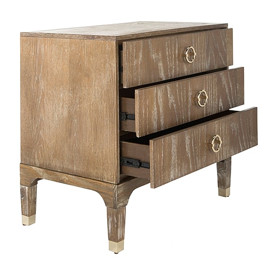 Lorna 3-Drawer Nightstand