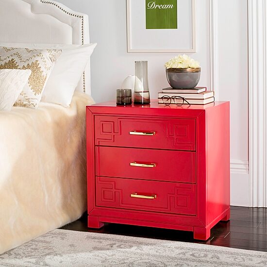 Raina 3-Drawer Nightstand