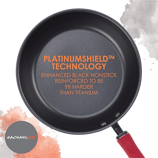 Rachael Ray Create Delicious Hard Anodized 10.25" Deep Frying Pan