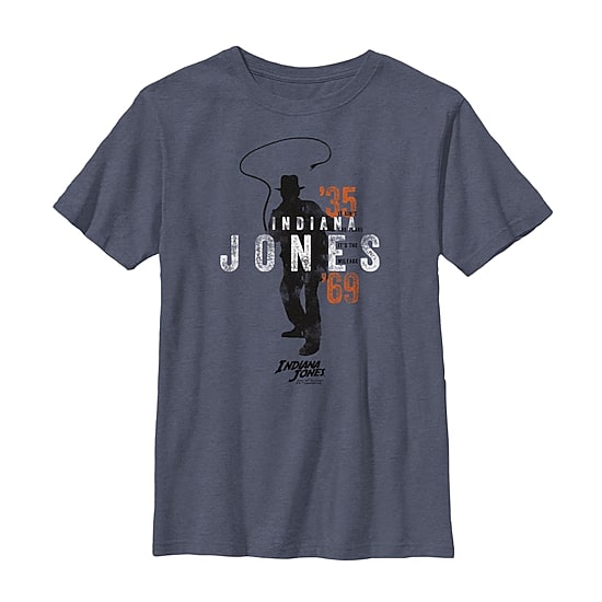 Disney Collection Indiana Jones Little & Big Kid Boys Crew Neck Short Sleeve Regular Fit Graphic T-Shirt
