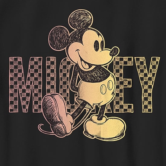 Disney Collection Little & Big Kid Boys Crew Neck Short Sleeve Regular Fit Mickey Mouse Graphic T-Shirt