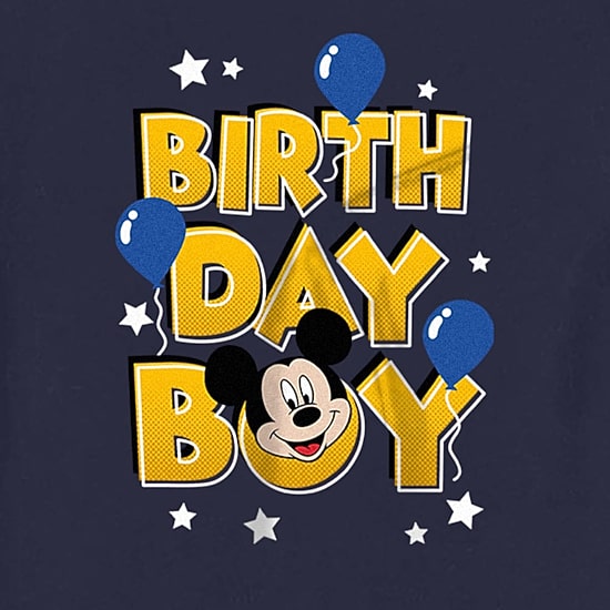 Disney Collection Toddler Boys Crew Neck Short Sleeve Regular Fit Mickey Mouse Graphic T-Shirt