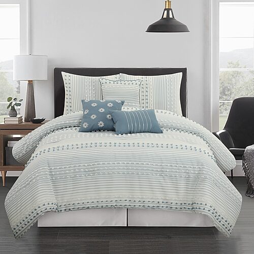 Stratford Park Jemma 7-pc. Complete Bedding Set, One Size, Blue