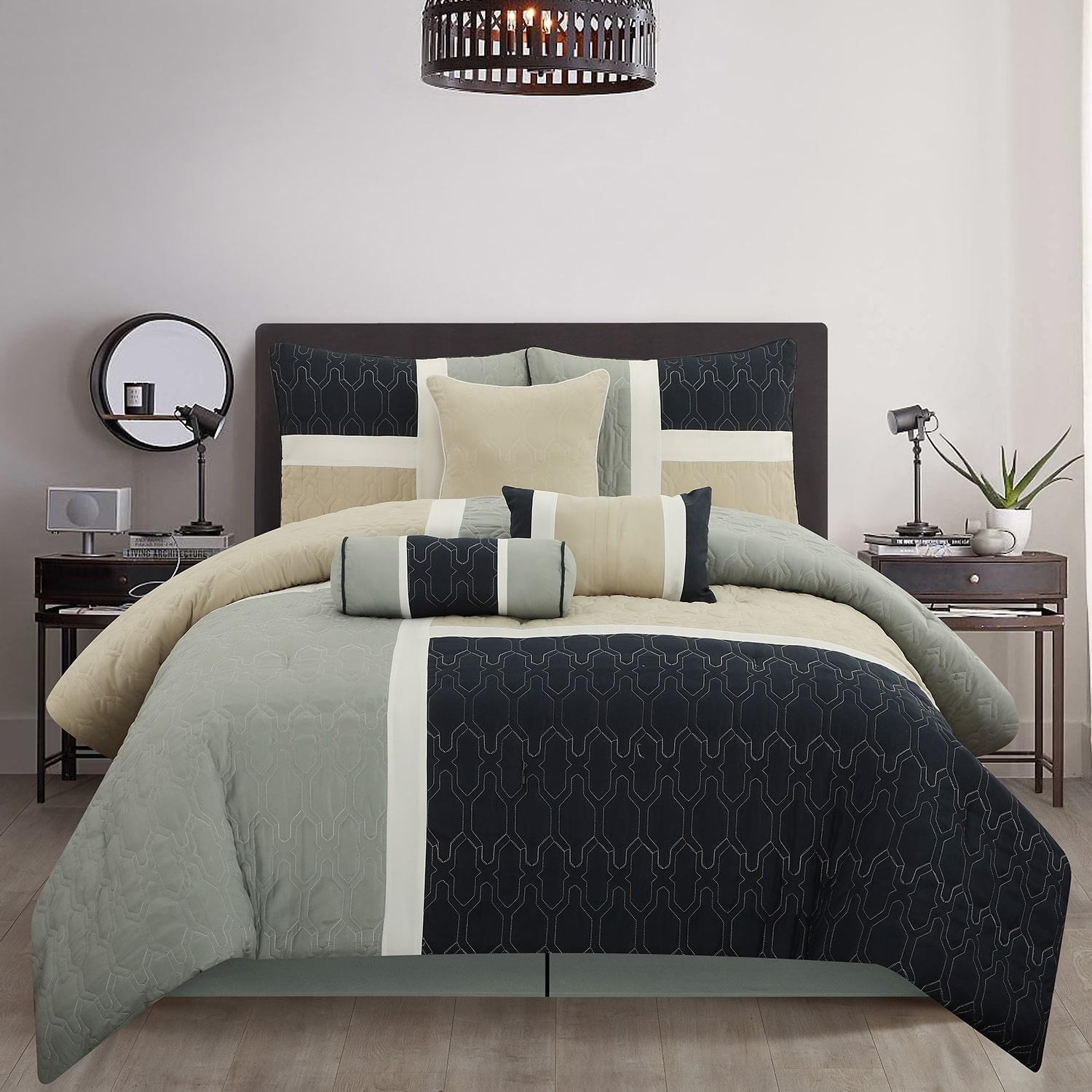 Stratford Park Palmira 7pc Midweight Comforter Set
