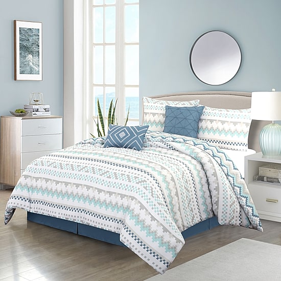 Stratford Park Sasha 6-pc. Geometric Lightweight Comforter Set
