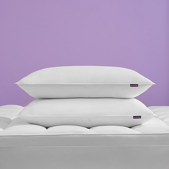 Rolled Allergen Barrier 2 Pack Soft Density Bed Pillow
