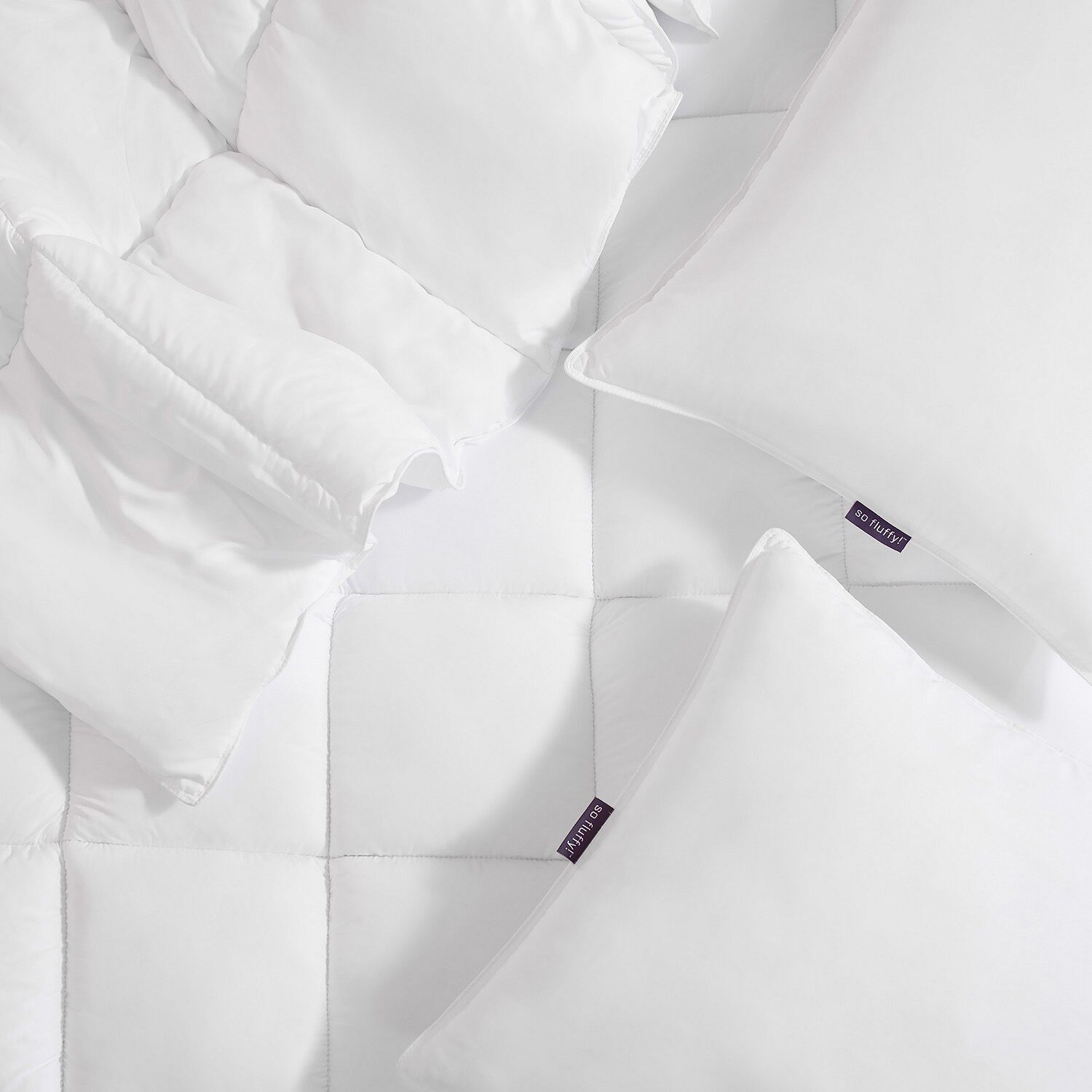 Rolled Allergen Barrier 2 Pack Soft Density Bed Pillow