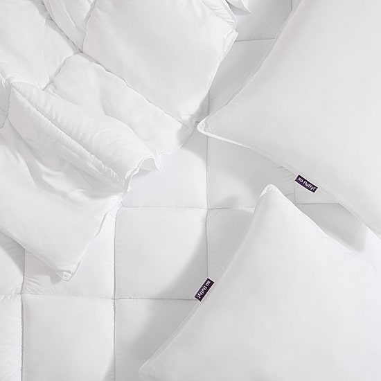 Rolled Allergen Barrier 2 Pack Soft Density Bed Pillow