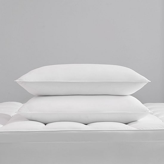 Rolled Allergen Barrier 2 Pack Soft Density Bed Pillow
