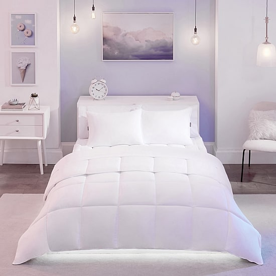 Rolled Allergen Barrier 2 Pack Soft Density Bed Pillow