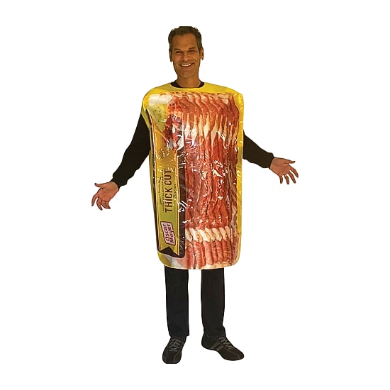 Unisex Adult Oscar Mayer Bacon Package Costume