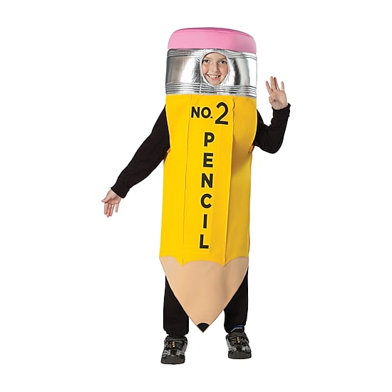 Little & Big Kid Unisex #2 Pencil Costume