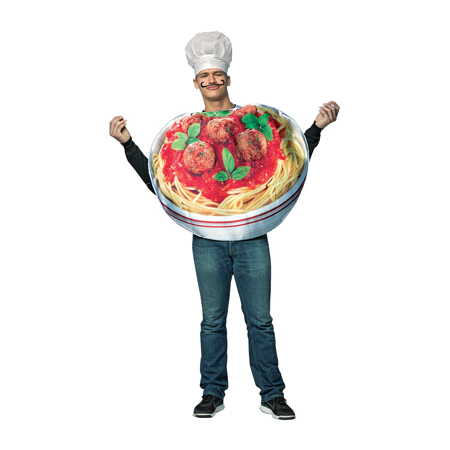 Unisex Adult Real Spaghetti & Meatballs Costume