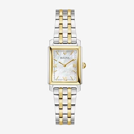 Bulova Classic Womens Diamond Accent Two Tone Stainless  display picture 1